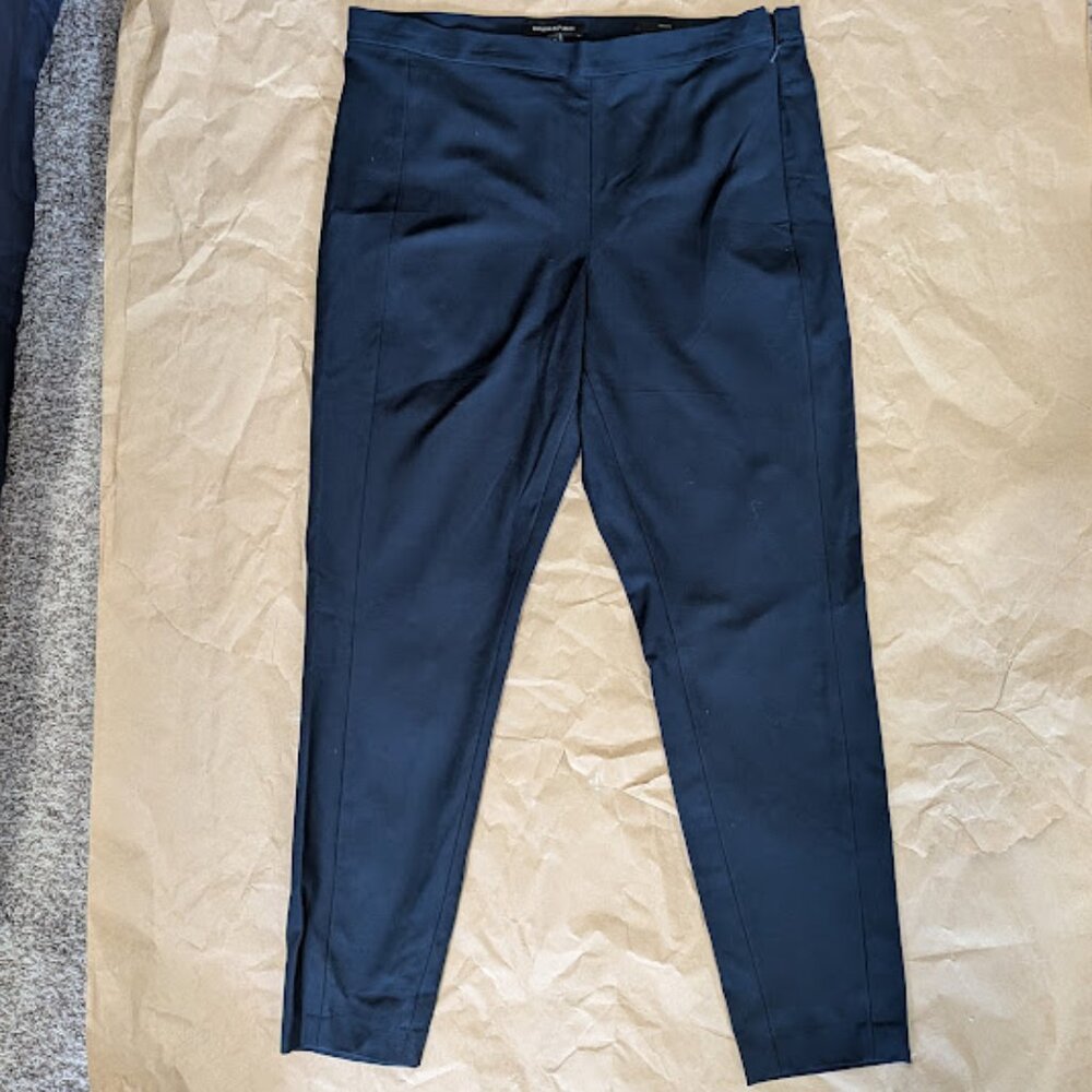 Banana Republic women's navy Devon stretch skinny ankle size 14 pants